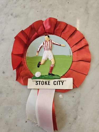 Vintage stoke city rosette - stoke,