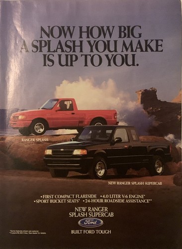 1995 ford ranger splash - splash, pickup