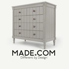 MADE.com Designer Furniture and Homeware Bourbon Vintage Chest Of Drawers Grey
