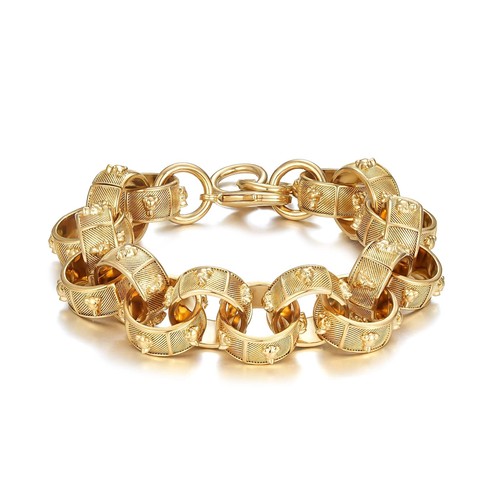 Men 9ct gold ornate - men's,