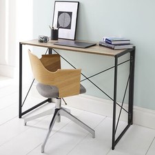 Folding Computer Desk Wooden Foldable Study Coffee Table Laptop Office PC MAC