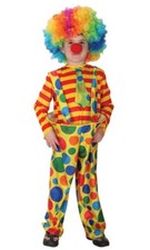 Kids Clown Jumpsuit Costume