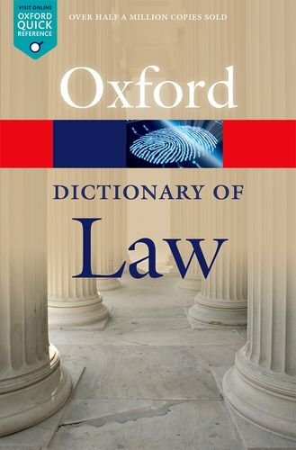Dictionary law oxford - a, (oxford