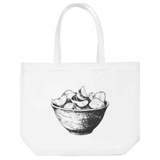 'Bowl with Potato Chips' Tote Shopping Bag For Life (BG00082549)