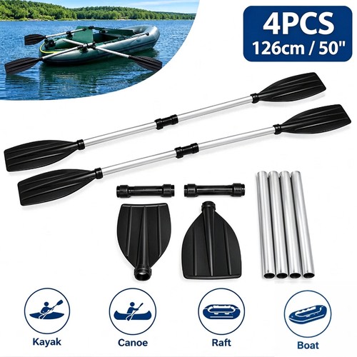 4pc 126cm boat oars - boat,