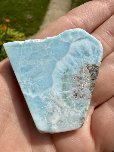 Larimar slab grams - slab,