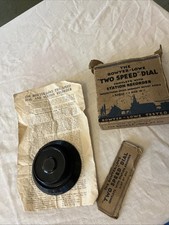 Vintage - The Bowyer-Lowe “two Speed Dial” Complete With Station Recorder  Radio