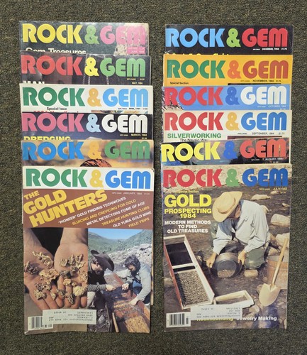 Vintage rock gem magazine - -,