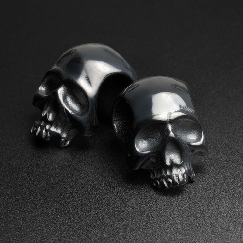 Skull black pvd saddle - skull,