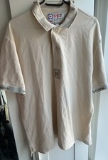 HENRI LLOYD X NIGEL CABOURN Deck Polo Shirt - White Stone XL RRP £85