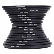 18pcs 37- 82mm Step Up & Step