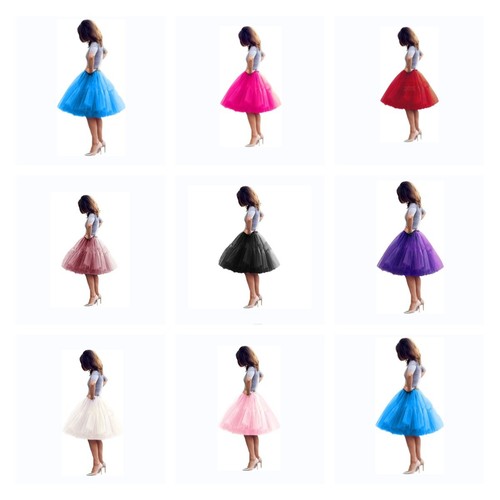 Midi tulle skirt tutu fluffy - midi,