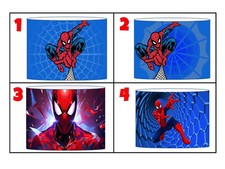 SPIDEY c SPIDER-MAN CEILING LIGHT SHADE OR TABLE LAMPSHADE-4 DESIGNS-3 SIZES