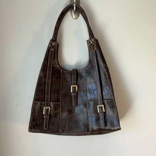 Bugatti vintage brown croc - vintage,