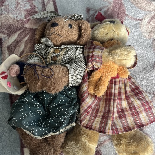 Two collectible teddies - collectible,