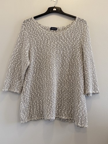 Saloos women grey - white, open