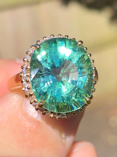 Striking vintage 11ct paraiba - vintage,