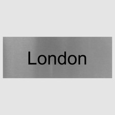Time Zone Sign Plaque World City Clock Metal London New York Paris Rome