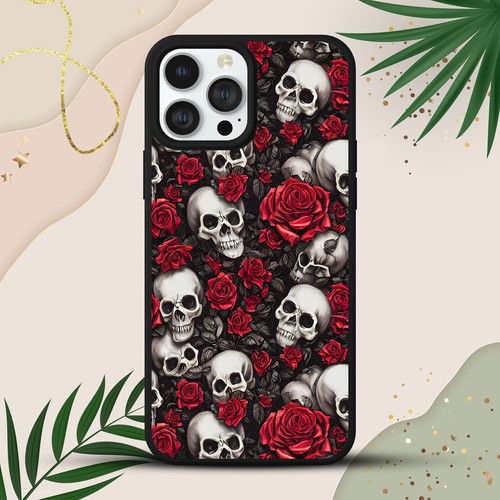 Skull pattern gothic - gothic, skeleton