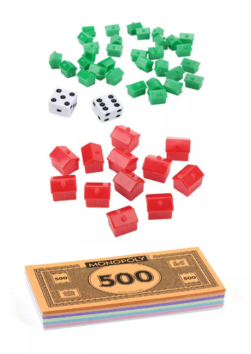 Monopoly money houses hotels - money,