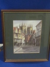The Shambles York a print by Colin Williamson