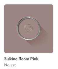 FARROW & BALL PAINT  SAMPLE 10ML - SULKING ROOM PINK # 230 ESTATE EMULSION 