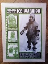 SEVANS ICE WARRIOR 16" VAC-FORM & RESIN MODEL KIT 1986 DOCTOR WHO, UNUSED, RARE