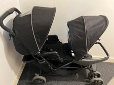 Graco Stadium Duo Tandem Pushchair With Click Connect - Black/Grey