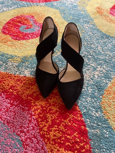 Womens hobbs black suede - hobbs,