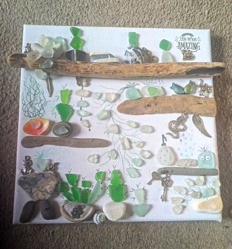 Handmade sea glass - sea,