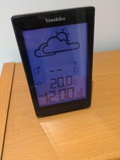 Youshiko Weather Station Alarm Clock (External Sensor Not Included)