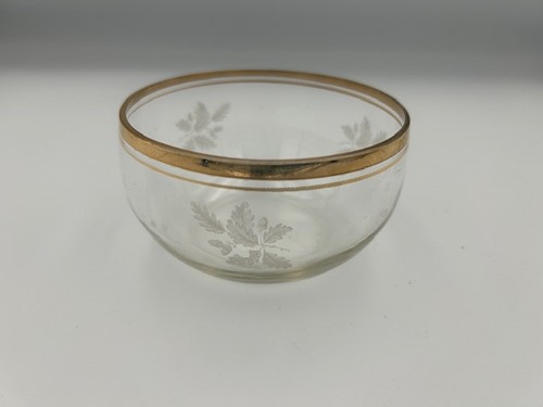 Vintage small glass dessert - small,