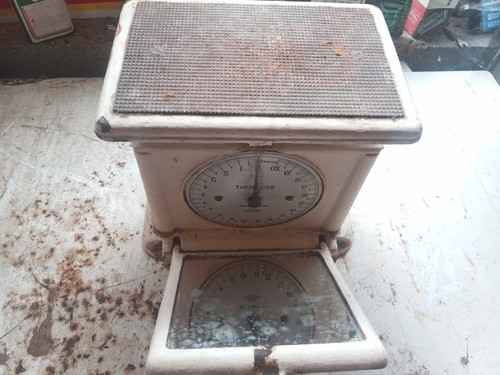 Antique bathroom scales - antique,