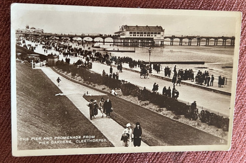 Antique postcard cleethorpes - antique,