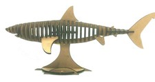 Great White Shark Wooden Model