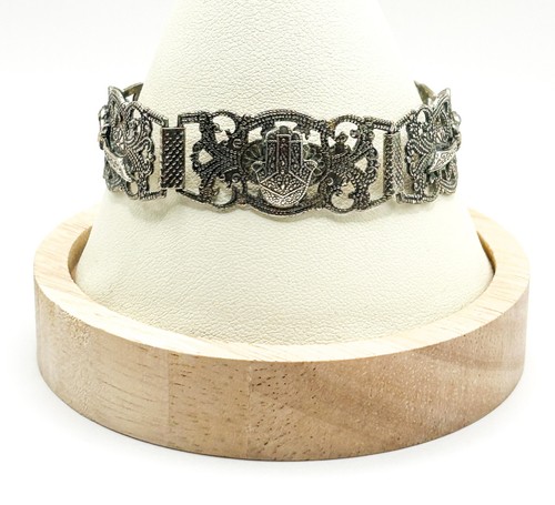 Vintage hamsa elephant silver - vintage,