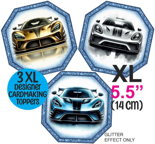 New sports cars card toppers - *new*,