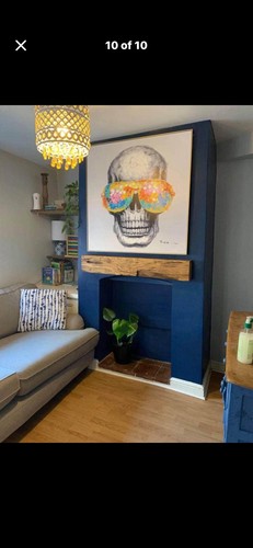 Oak mantel beam bespoke - oak,