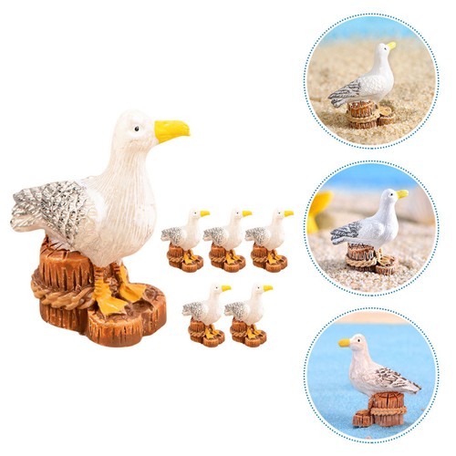 Pcs seagull figurine - 6,