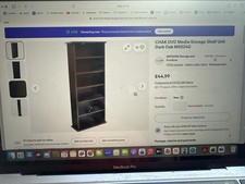 Media Storage Shelf Unit In