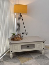 Pre own  excellent condition Cream Coffee Table Handpainted With Frenchic  Paint