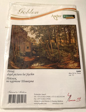NEW Luca-S Petit Points Cross Stitch Kit G456 – Water Mill in the Forest