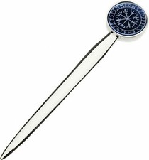 VIKING ANCIENT COMPASS  SILVER