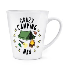 Crazy Camping Man Stars 12oz