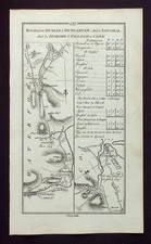 IRELAND, CLONMEL, DUNGARVAN, LISMORE, YOUGHAL antique map, Taylor & Skinner 1778