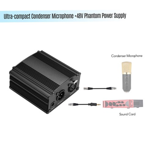 Ultra compact microphone - microphone, +48v