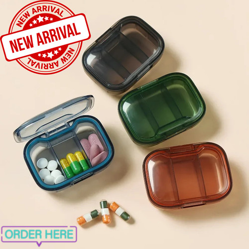 Mini pill box organizer - pill,