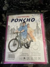 Rain Poncho With Hood Unisex