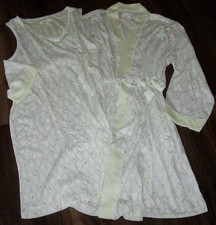 NWT Carole Hochman WHITE/GREEN