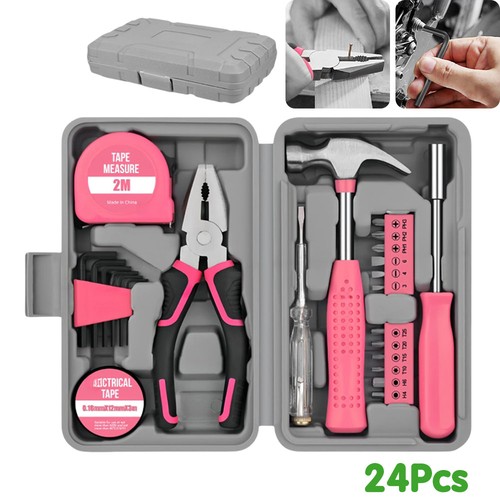 24pc pink tool kit - kit, women